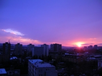 zalazak sunca u Kragujevcu